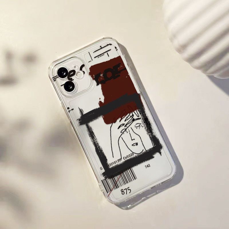 Abstrakte Kunst 15 Soft 13 Promax Handyhülle IPhone 12 All Inclusive Transparent XSXR78plus_voghion.com