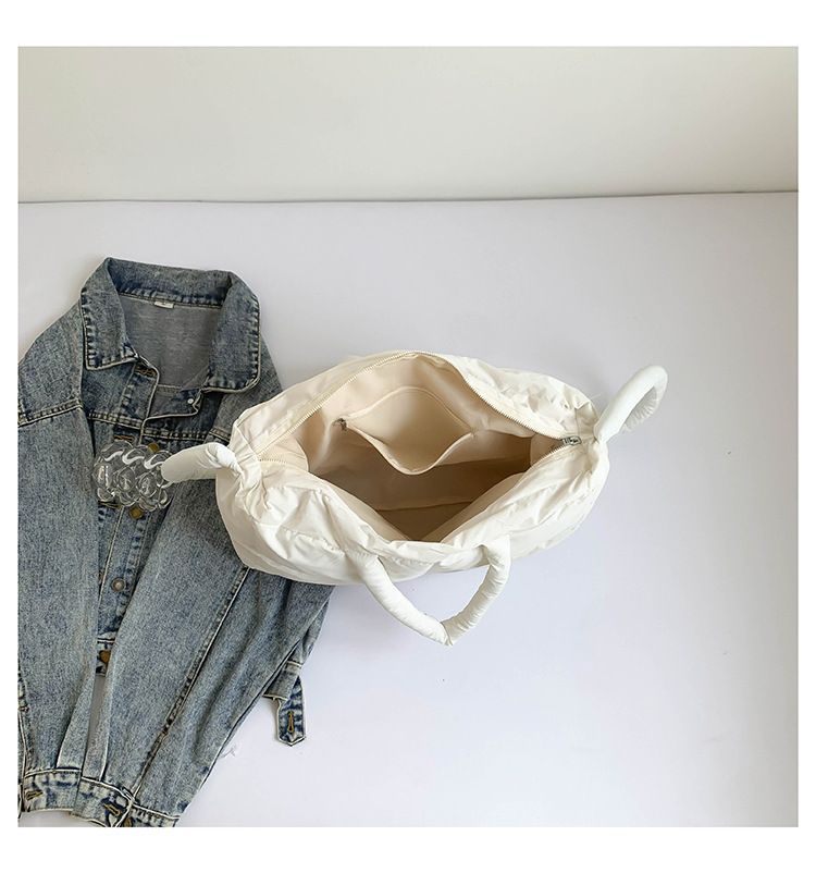 Cotton Bag Down Bag Female Large Capacity Leisure Tote Bag Ladies Commuter Shoulder Bag_voghion.com