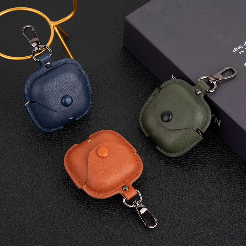 Leder-Kopfhörerhüllen für HUAWEI FreeBuds Pro/ Pro 2/ 3 4i 5i Se2 mit Schlüsselanhänger-Schutzhülle Kopfhörer-Zubehör-Schutzbox_voghion.com