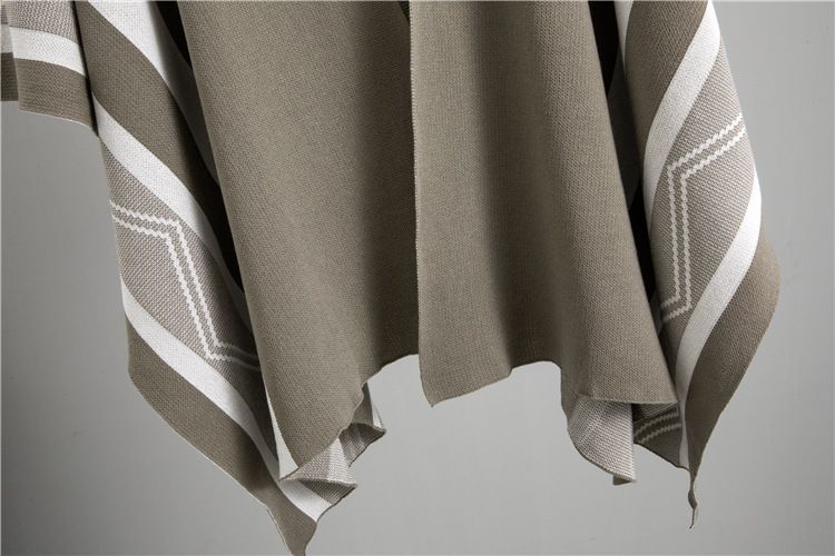 Women's Clothing Fashion Suit Spring And Autumn Loose Casual Knitted Shawl Cardigan Turtleneck Sweater Wide Leg Pants Three Piece Suit_voghion.com