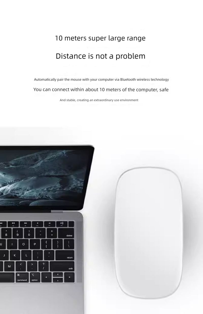 Bluetooth Drahtlose Maus Für Iphone Buch Pro Laptop Computer Handy IPad Neutral_voghion.com