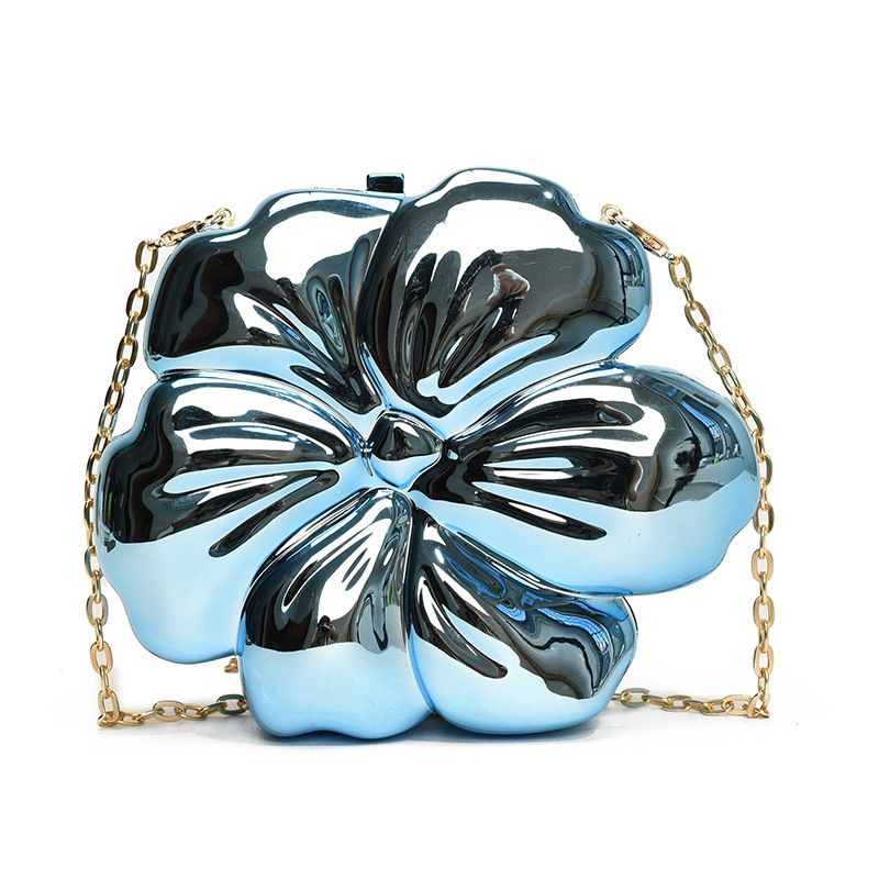 Borsa a tracolla con catena e rossetto, design di nicchia unico, mini fiore per donna, stile dolce e fresco_voghion.com