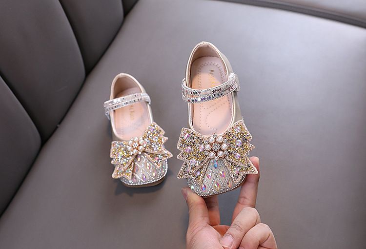 Neu Dame Baby Mädchen Mädchen Prinzessin Diamant Einzelnen Schuh Schuhe Dance_voghion.com