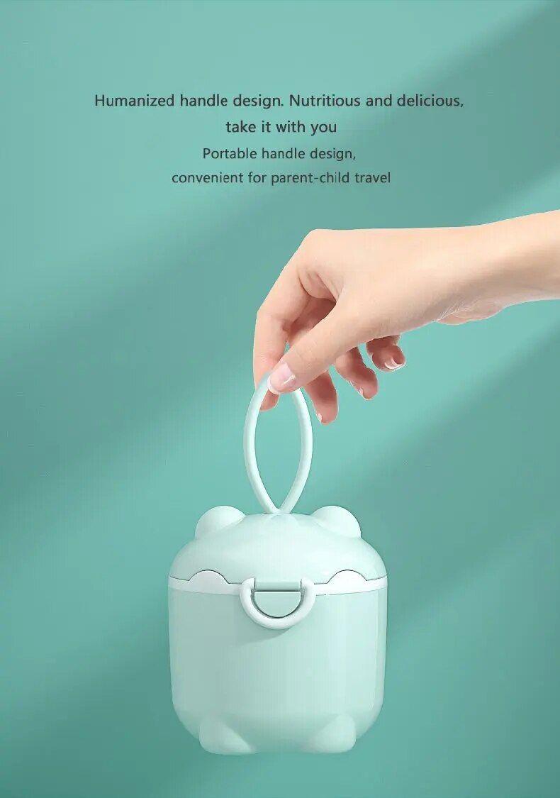 Baby Formula Box Portable Food Supplement Box Sealed Can Divisible Moisture-proof Storage Tank_voghion.com