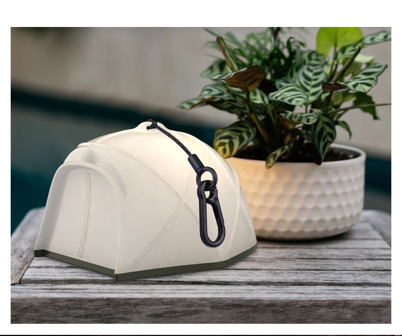 Nuova tenda da campeggio esterna con oscuramento continuo, batteria a lunga durata, tenda da campeggio con luce d'atmosfera_voghion.com