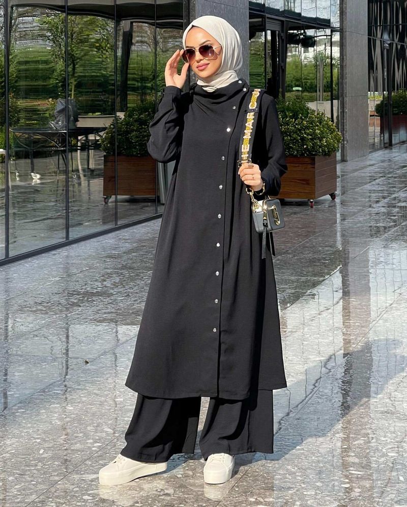 Women's Clothing special supply Arabic style two piece suit 2024 spring and autumn new long sleeved shirt and trousers suit_voghion.com