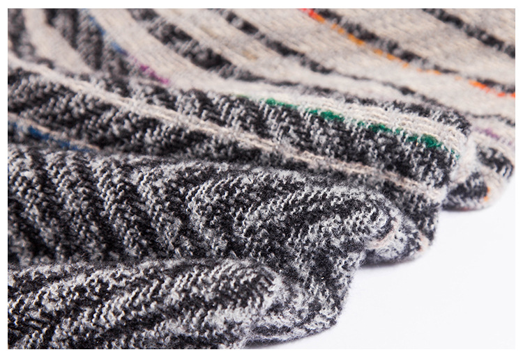 Women's Scarves new gradient plaid black thorn wool square scarf women's shawl_voghion.com