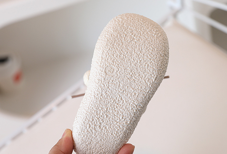 Kinder-Leinwandschuhe, Kinder-Innenschuhe, weiche Sohle, Kindergarten, kleine weiße Schuhe, Anhänger, Flut, Herbst_voghion.com