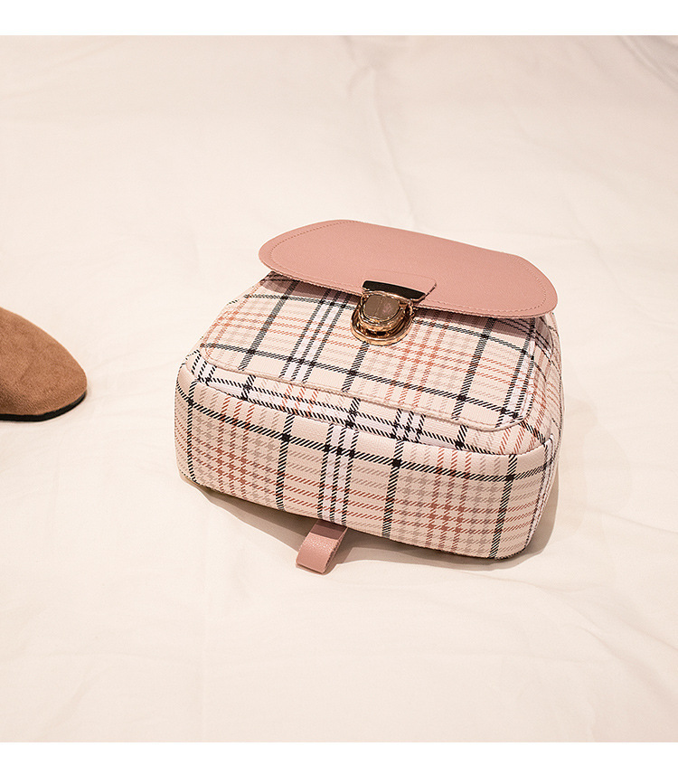 Bolso de mujer de PU 2023 nueva mochila a cuadros bolso de parachoques bolso de teléfono móvil diagonal de un solo hombro suministro de bolsa transfronteriza al por mayor_voghion.com