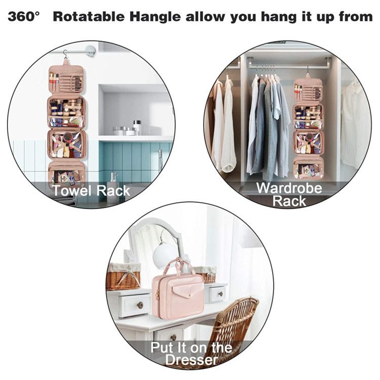 Women's fashion storage bag travel portable cosmetic bag toiletry bag toiletry set storage bag_voghion.com