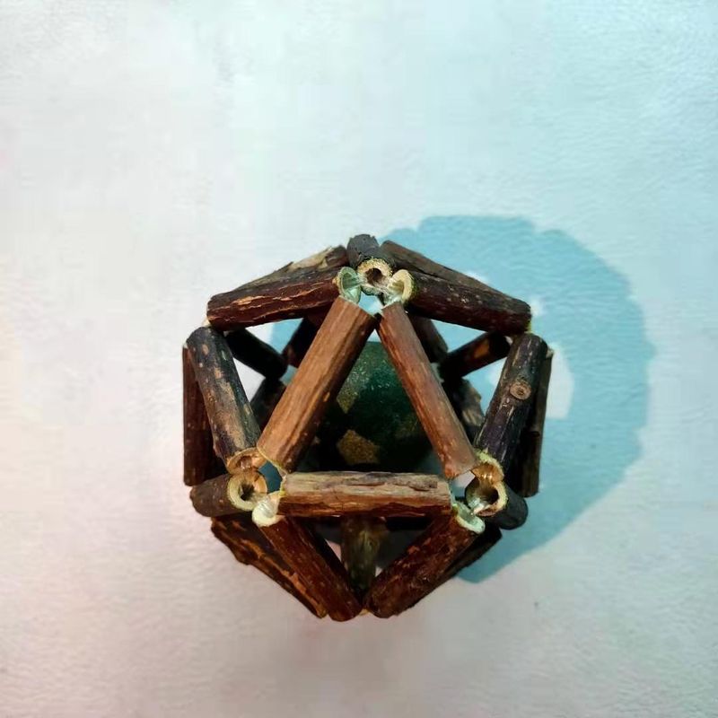 Catnip Exquisite Ball Wooden Teaser Wand Kitten Supplies Teething Stick Cat Toy Self-Entertainment_voghion.com