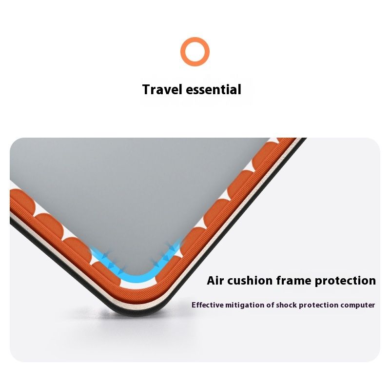 Handheld laptop bag inner liner 13 14 15.6-inch plush shock-absorbing, simple and can hang luggage_voghion.com