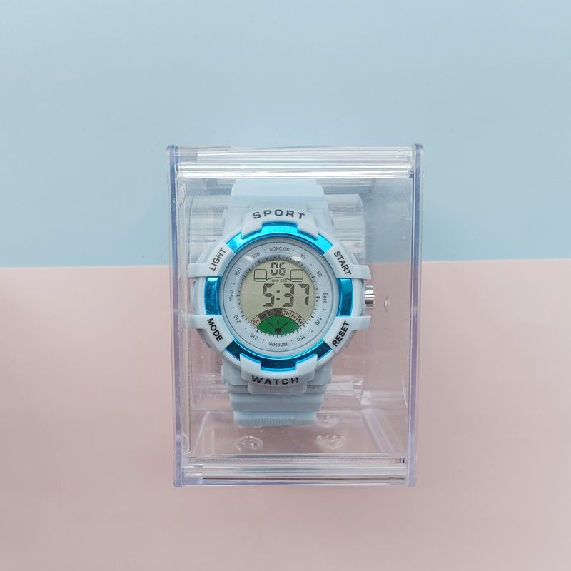 Nouvelle montre électronique de sport multifonctionnelle et lumineuse pour étudiants, étanche, pour hommes et femmes, idéale pour l'extérieur, décontractée et tendance_voghion.com