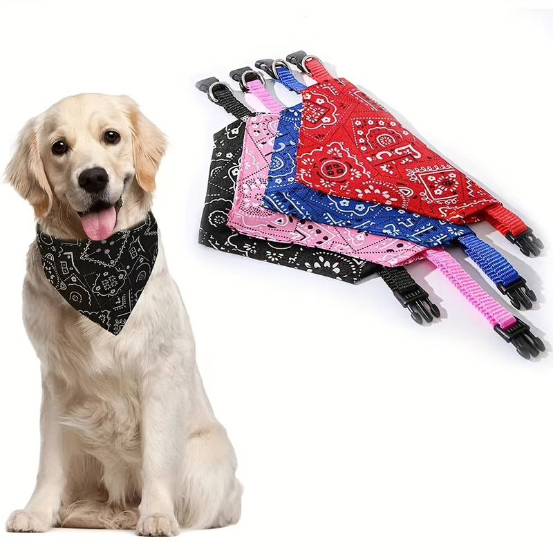 Stylish & Comfy Dog Bandanas - Reversible & Adjustable For The Perfect Fit!_voghion.com