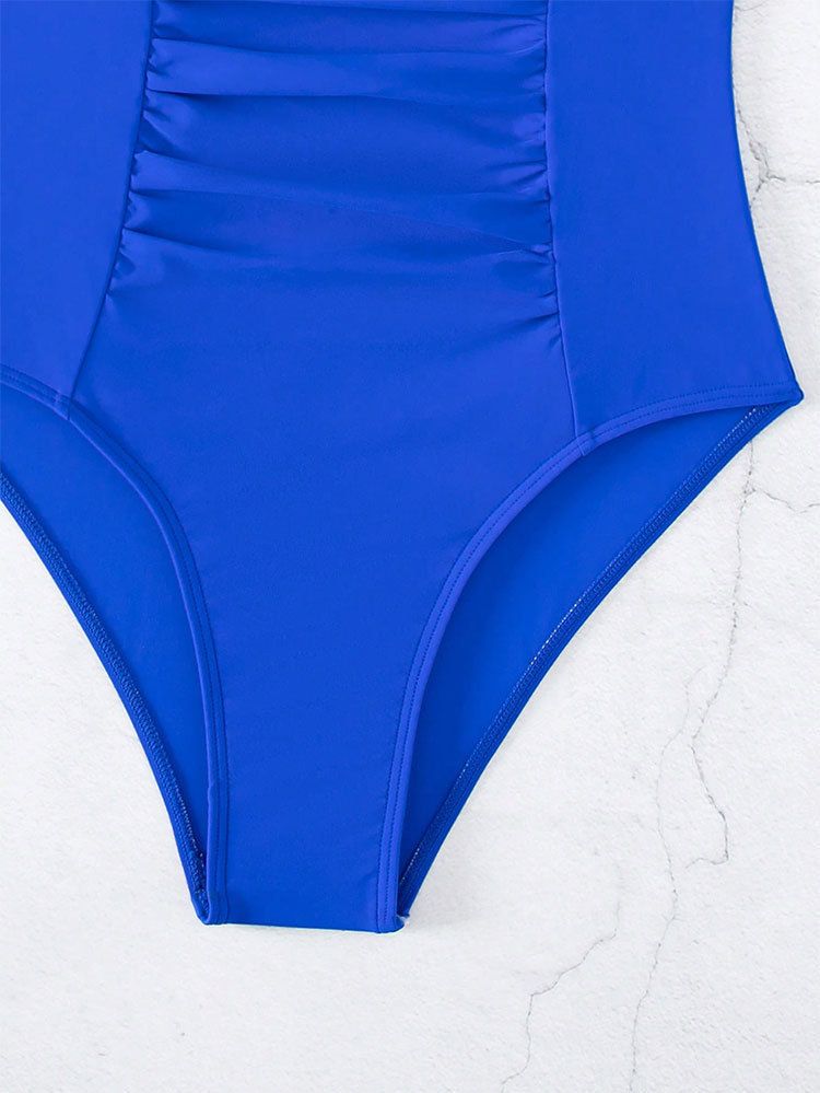 2025 New Style Slimming Conservative One-Piece Swimsuit For Women, Shaping And Tummy Control Bikini Swimwear_voghion.com