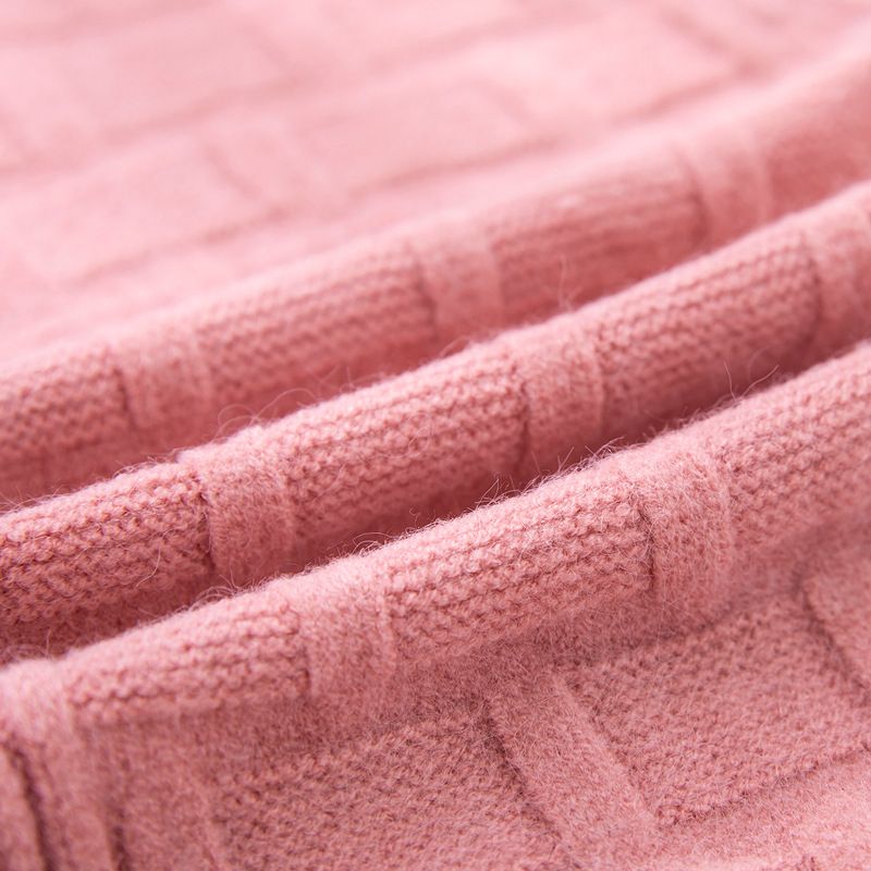 Girl boy's pure color Korean version scarf autumn winter, cute children's scarf, thickened and warm for 2-10 years old_voghion.com