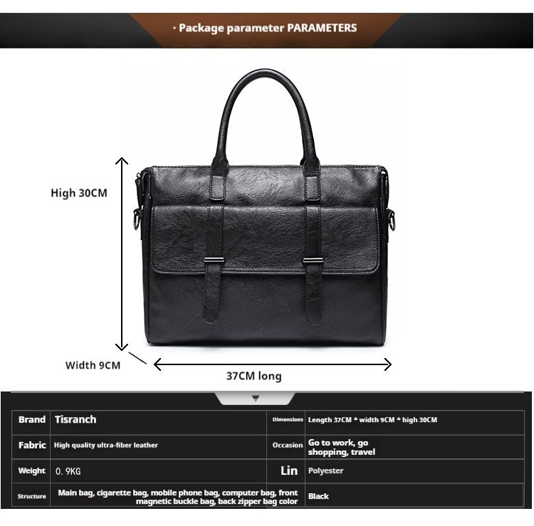 Borsa da uomo di alta qualità, borsa a tracolla, borsa a tracolla, postino portatile, viaggio casual per documenti, borsa per computer da uomo_voghion.com