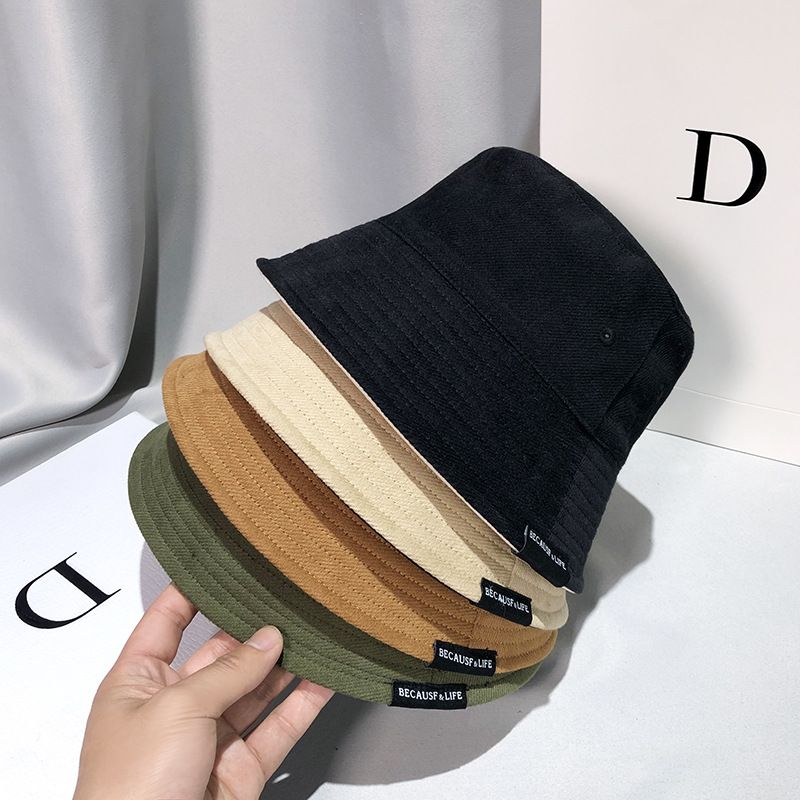 Abbigliamento da pescatore reversibile primaverile e autunnale per donna, afflusso di adesivi su Instagram coreano, tinta unita_voghion.com