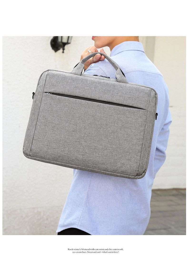 Laptop Oxford cloth shoulder crossbody bag Business handbag briefcase_voghion.com