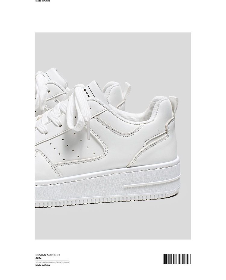 Atmungsaktive weiße Freizeit-Sneaker für Herren – leichte Slip-On-Schuhe mit niedrigem Schaft für den Alltag, bequemes Design mit runder Zehenpartie und Gummisohle_voghion.com
