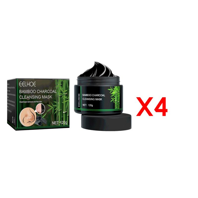 Gesichtsmaske zur Mitesserentfernung, Ölkontrolle, Nase, schwarze Punkte, Peeling-Maske, Akne-Behandlung, Poren verkleinern, Reinigungscreme mit Aktivkohle_voghion.com