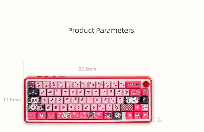 Omo65 Three-Mode Wireless RGB Bluetooth Nical Keyboard Office Mahjong Sound Hot Plug Gasket Customized Kit_voghion.com
