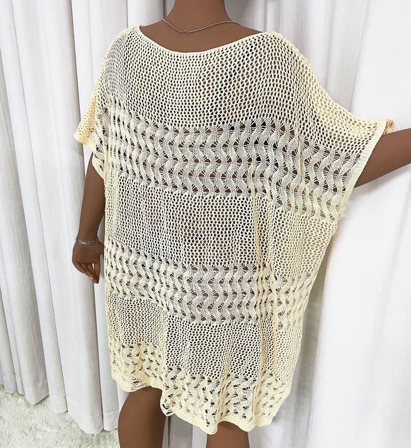 Dámské sako, svrchní oblečení, plus size, tkané tričko, duté průhledné plážové bikiny, halenka_voghion.com