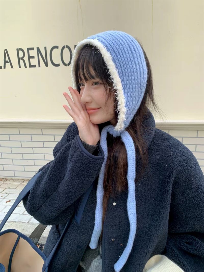 Paraorecchie in maglia di peluche, autunno/inverno 2025, nuovi, caldi_voghion.com