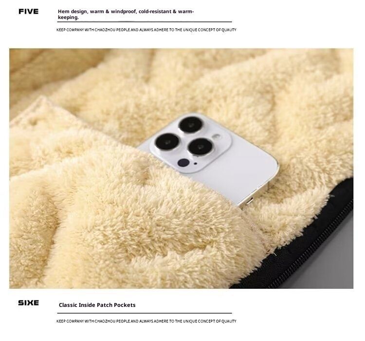 QFV507045555501<2 Plus Size Ultrasonic Lamb Wool Men, Warm Fleece-Lined Thickened Coat, Casual Loose Outerwear, Cotton Padded Jacket For_voghion.com