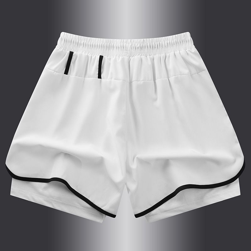 Pantaloncini sportivi da uomo 2025, da corsa, fitness, basket, pantaloni da spiaggia, foderati, capispalla, abito estivo in seta ghiacciata americana,_voghion.com