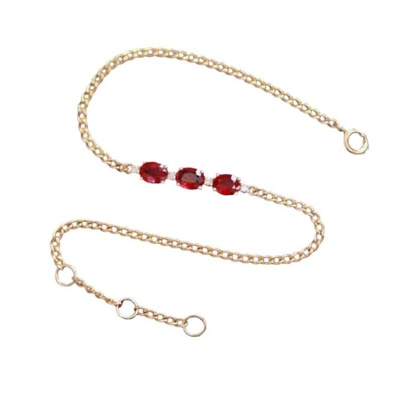 Bracciale cubano in oro stile Ins in argento puro Red Deer a figura intera per donna, temperamento gentile, semplice, moda, versatile_voghion.com