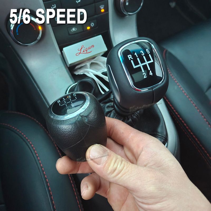 For Chevrolet Chevy Cruze 2009-2015 Car 5/6 Speed Manual Transmission Gear Shift Knob Head Ball Lever Shifter_voghion.com