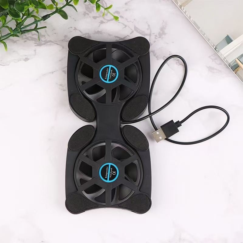 USB Mini Laptop Stand Foldable Folding Fan Notebook Cooling Pad Radiator Cooler Master Computer Accessories_voghion.com
