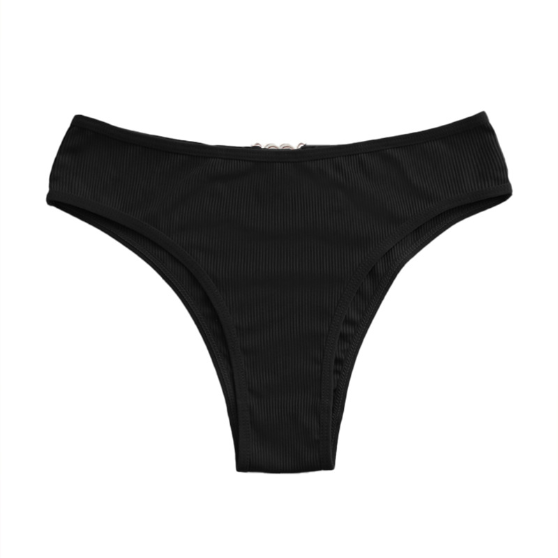 Underwear women's sexy hip lift soft knit mid-waist breathable comfortable micro elastic underwear_voghion.com