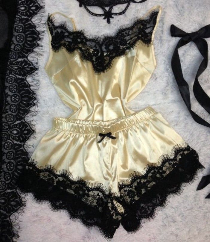 Damen-Spitzen-Babydoll-Nachtwäsche – Sexy Dessous mit Neckholder und String (S-XXXL, 12 Farben)_voghion.com