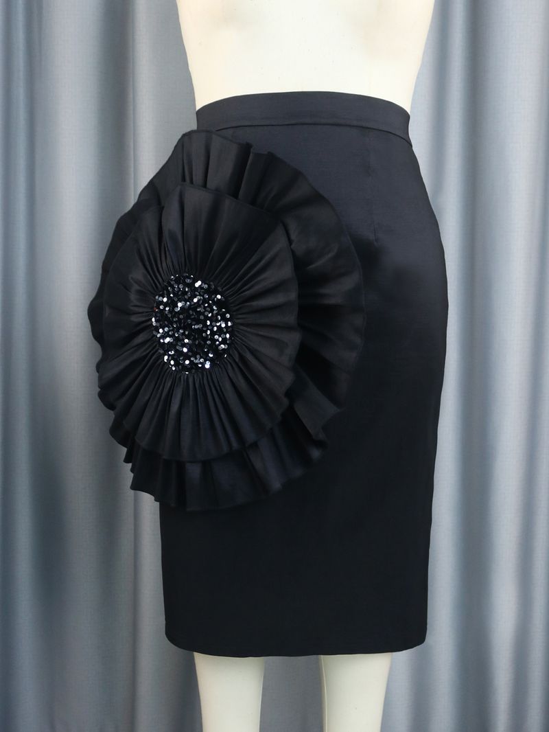 Gonna floreale tridimensionale da donna Gonna da banchetto per feste tutto-fiammifero di personalità_voghion.com
