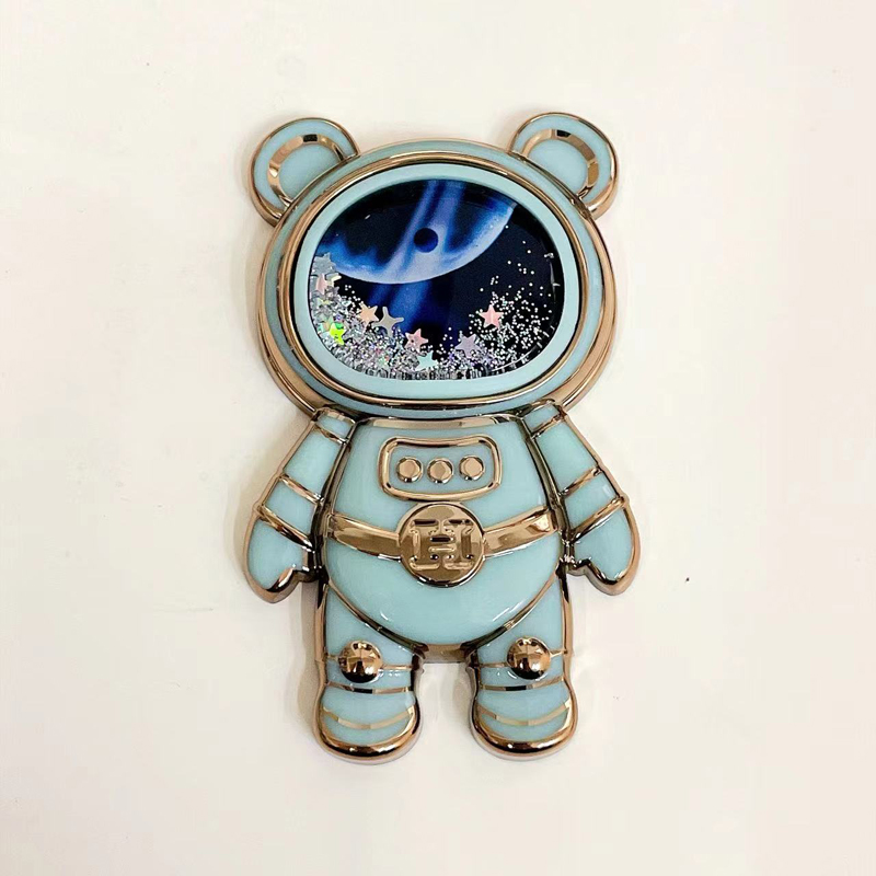 Cartoon Stand Anime Foldable Desktop Bracket Cute Liquid Quicksand Astronaut Stand Holder Phone Holder_voghion.com