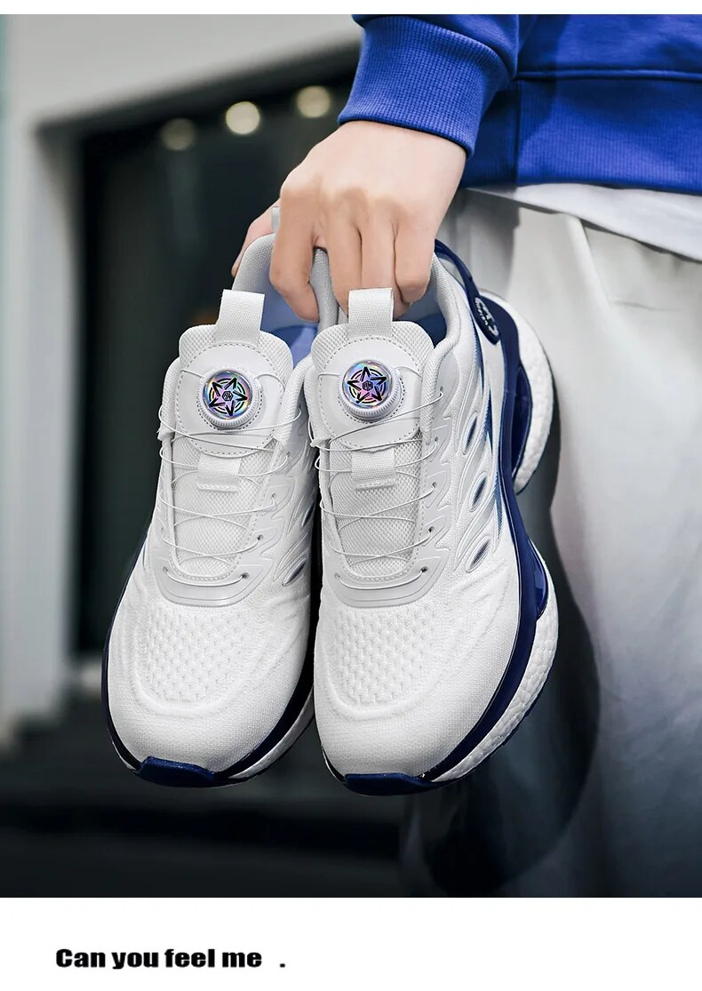 2023 nuova fibbia rotante maschile scarpe da ginnastica alla moda Chunky uomini scarpe da corsa donne fondo spesso scarpe da jogging coppia strada_voghion.com