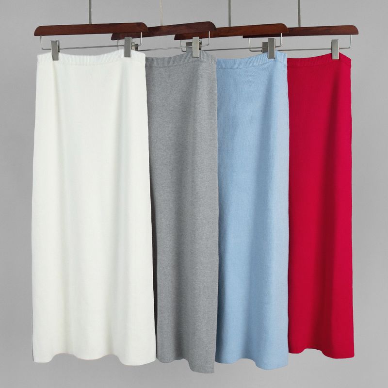 Turtleneck And Skirt 2025 Autumn Winter Loose Knitted Two-Piece Sweater Set For Women_voghion.com