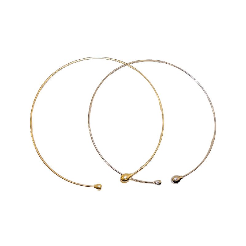 Collier ras du cou en métal, tempérament froid et cool, élégant et tendance, accessoire haut de gamme pour femme (2025)_voghion.com
