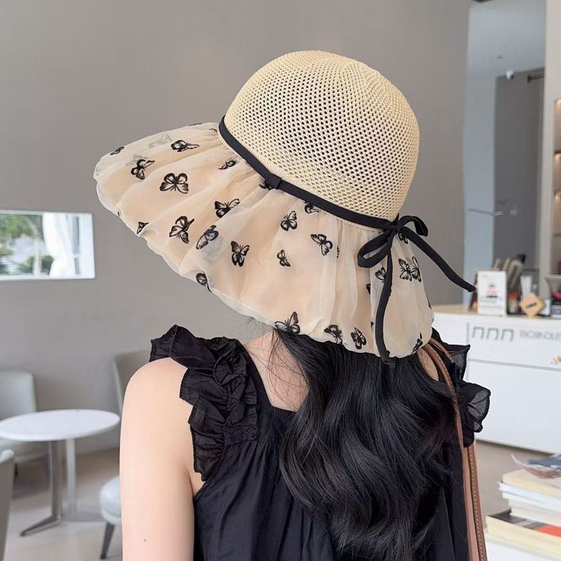 Cappello da sole estivo con protezione UV e tesa larga, nuovo cappello da sole per esterni_voghion.com