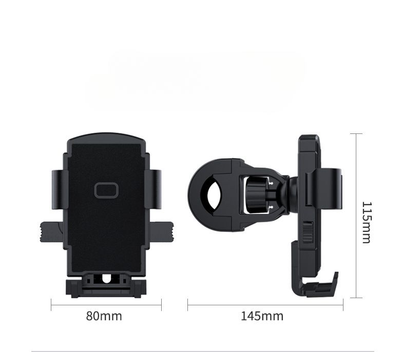 Support de téléphone pour moto, navigation pour vélo de montagne, absorption des chocs, anti-secousses, rotation à 360°_voghion.com