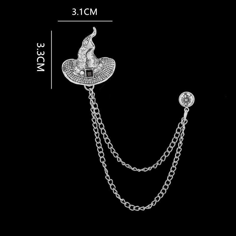 Cappello in stile coreano, spilla, nappa in lega da uomo, giacca con intarsi di diamanti, accessori floreali per il petto, spilla per abbigliamento_voghion.com