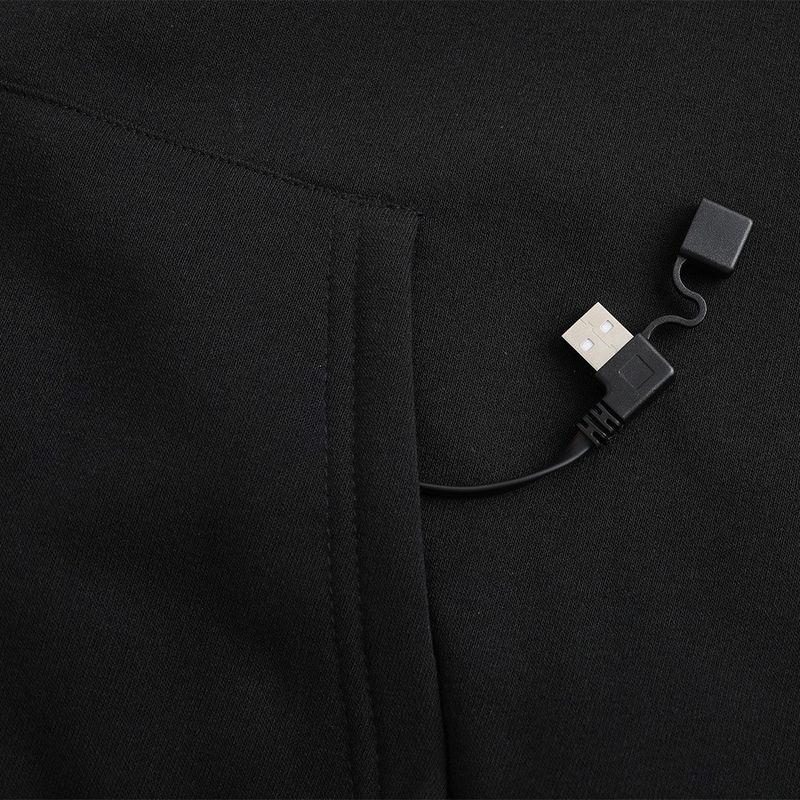 USB-beheizter Hoodie für Herren – 5-Zonen-Wärmeregulierung mit 3 Heizstufen (S-5XL, 4 Farben)_voghion.com