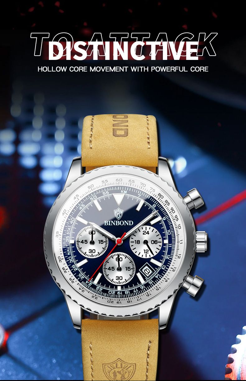 Montre homme ultra-fine business – Bracelet en silicone léger avec affichage de la date, aiguilles lumineuses et étanche. Calendrier lumineux._voghion.com