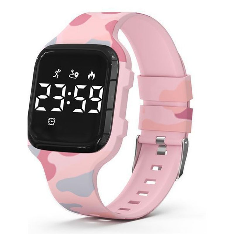 Square Waterproof Female Students, Elegant And Simple Sports Bracelet, High-end Luminous Vibration Alarm Electronic_voghion.com
