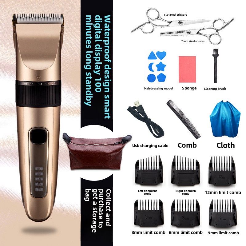 Hoerklipper, Fader, elektresche Push fir Hoer ze schneiden, Hoerraséieren, elektresche Push-Kapp, Raséierapparat, Haushaltsgeschir, Är eege Hoer schneiden, Hoerklipper._voghion.com