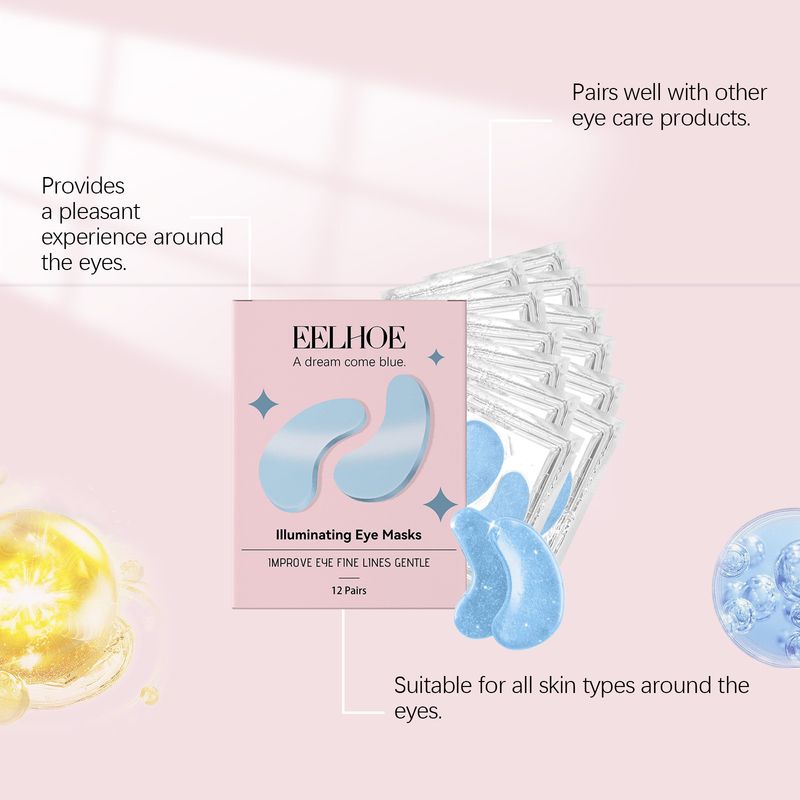 EELHOE Eye Mask, Daily Care For The Skin Around The Eyes, Moisturizing And Comfortable, Naturally Shiny And Easy To Absorb Eye Patch_voghion.com