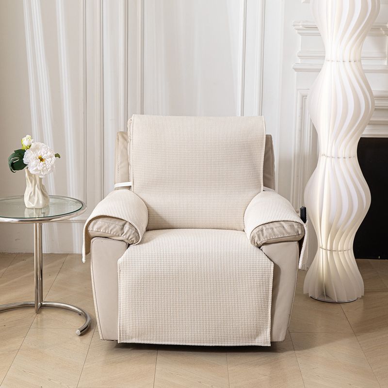 Sofabezug aus Maisfleece – universell passender, dehnbarer Sofaschutz mit rutschfester Unterseite, maschinenwaschbar (Beige, Grau, Braun)_voghion.com