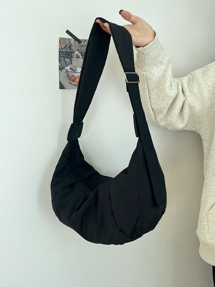 Crossbody für Damen im Herbst Winter 2024, neue Baumwoll-Freizeittasche, Daunenknödel, große Kapazität, einfach und_voghion.com